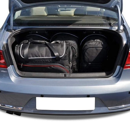 Kjust Kjust Reistassenset voor Volkswagen Passat Sedan 2011-2014 - Set van 5 Tassen met 3 Roltassen en 2 Vliegtuigtassen Harvest Automotive 2