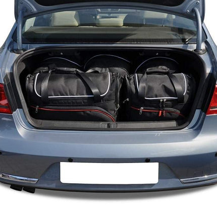 Kjust Kjust Reistassenset voor Volkswagen Passat Sedan 2011-2014 - Set van 5 Tassen met 3 Roltassen en 2 Vliegtuigtassen Harvest Automotive 1