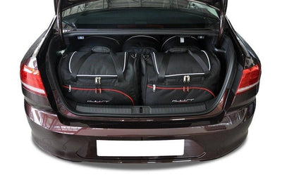 Kjust Reistassenset voor Volkswagen Passat Sedan 2014-2024 - Set van 5 Tassen met 3 Roltassen en 2 Sporttassen