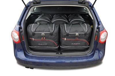 Kjust Reistassenset voor Volkswagen Passat Variant 2005-2011 - Set van 5 Tassen met 3 Roltassen en 2 Sporttassen