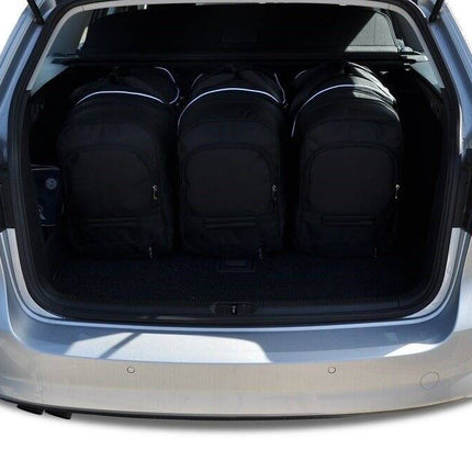 Kjust Kjust Reistassenset voor Volkswagen Passat Variant 2011-2014 - Set van 5 Tassen met 3 Roltassen en 2 Vliegtuigtassen Harvest Automotive 2