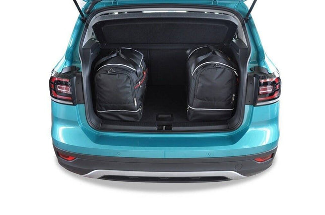 Kjust Kjust Reistassenset voor Volkswagen T-Cross 2019-2024 - Set van 3 Tassen met 3 Sporttassen Harvest Automotive 2