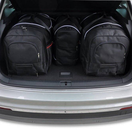 Kjust Kjust Reistassenset voor Volkswagen Tiguan 2016-2024 - Set van 4 Tassen met 2 Roltassen 1 Sporttas en 1 Vliegtuigtas Harvest Automotive 2