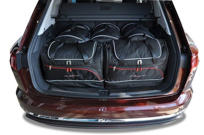 Kjust Reistassenset voor Volkswagen Touareg vanaf 2018 - Set van 5 Tassen met 3 Roltassen en 2 Sporttassen