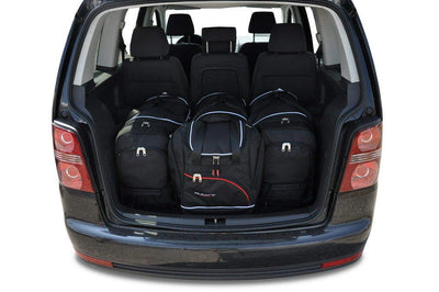 Kjust Reistassenset voor Volkswagen Touran 2003-2010 - Set van 4 Tassen met 3 Roltassen en 1 Sporttas