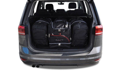 Kjust Reistassenset voor Volkswagen Touran vanaf 2015 - Set van 4 Tassen met 3 Roltassen en 1 Sporttas