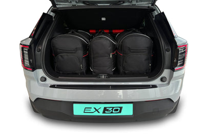 Kjust Reistassenset voor Volvo EX30 vanaf 2023 - Set van 3 Tassen met 2 Roltassen en 1 Vliegtuigtas