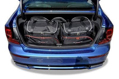 Kjust Reistassenset voor Volvo S60 Sedan 2019-2024 - Set van 5 Tassen met 3 Roltassen en 2 Vliegtuigtassen