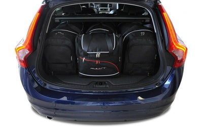 Kjust Reistassenset voor Volvo V60 Cross Country 2015-2018 - Set van 4 Tassen met 3 Roltassen en 1 Vliegtuigtas
