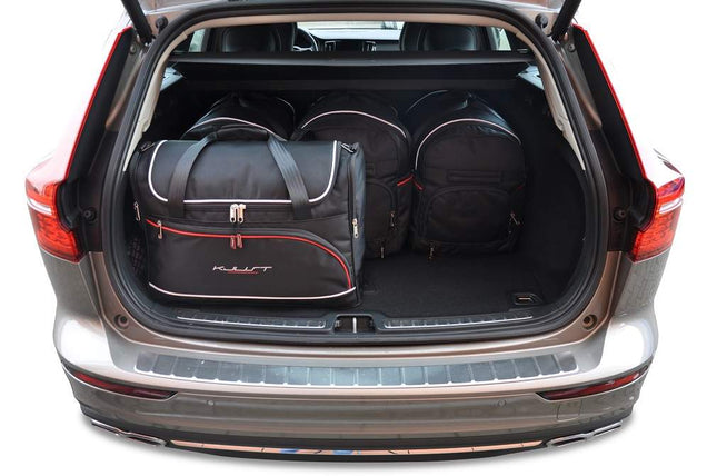 Kjust Kjust Reistassenset voor Volvo V60 Cross Country vanaf 2018 - Set van 5 Tassen met 3 Roltassen en 2 Vliegtuigtassen Harvest Automotive 2