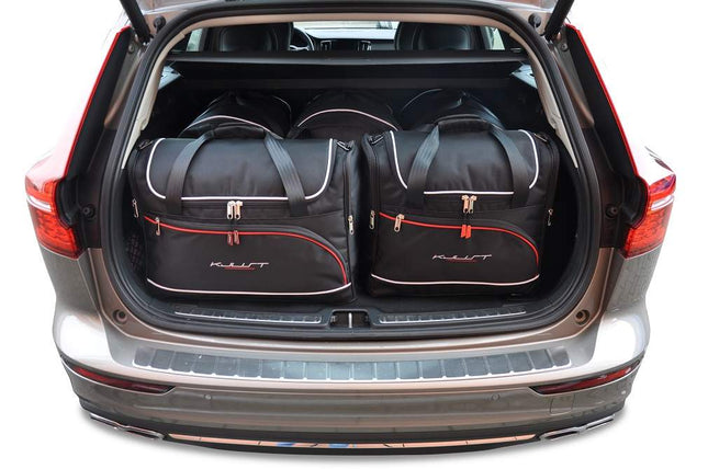 Kjust Kjust Reistassenset voor Volvo V60 Cross Country vanaf 2018 - Set van 5 Tassen met 3 Roltassen en 2 Vliegtuigtassen Harvest Automotive 1