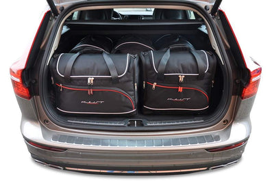 Kjust Reistassenset voor Volvo V60 Cross Country vanaf 2018 - Set van 5 Tassen met 3 Roltassen en 2 Vliegtuigtassen