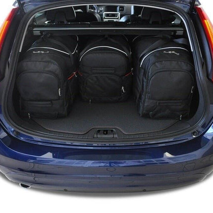 Kjust Kjust Reistassenset voor Volvo V60 stationwagen 2010-2018 - Set van 4 Tassen met 3 Roltassen en 1 Vliegtuigtas Harvest Automotive 2