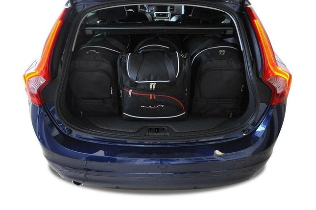 Kjust Kjust Reistassenset voor Volvo V60 stationwagen 2010-2018 - Set van 4 Tassen met 3 Roltassen en 1 Vliegtuigtas Harvest Automotive 1