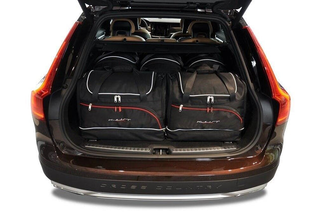 Kjust Kjust Reistassenset voor Volvo V90 Cross Country 2017-2022 - Set van 5 Tassen met 3 Roltassen en 2 Sporttassen Harvest Automotive 1