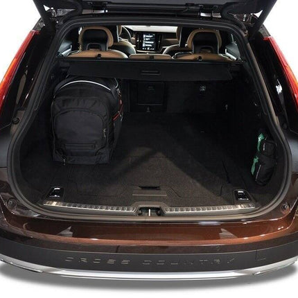 Kjust Kjust Reistassenset voor Volvo V90 stationwagen vanaf 2016 - Set van 5 Tassen met 3 Roltassen en 2 Vliegtuigtassen Harvest Automotive 5