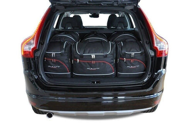 Kjust Reistassenset voor Volvo XC60 2008-2017 - Set van 6 Tassen met 3 Roltassen en 3 Vliegtuigtassen