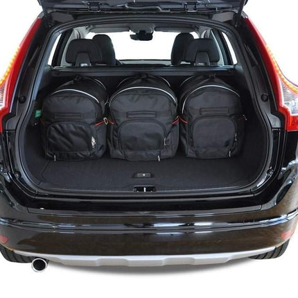 Kjust Kjust Reistassenset voor Volvo XC60 2008-2017 - Set van 6 Tassen met 3 Roltassen en 3 Vliegtuigtassen Harvest Automotive 2