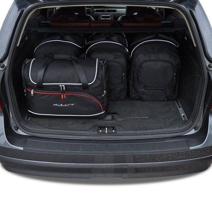 Kjust Kjust Reistassenset voor Volvo XC70 stationwagen 2007-2016 - Set van 5 Tassen met 3 Roltassen en 2 Vliegtuigtassen Harvest Automotive 2