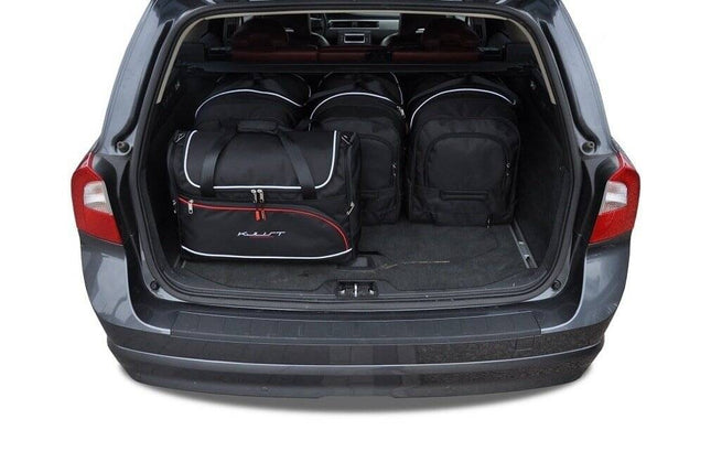 Kjust Kjust Reistassenset voor Volvo XC70 stationwagen 2007-2016 - Set van 5 Tassen met 3 Roltassen en 2 Vliegtuigtassen Harvest Automotive 2