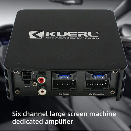 VCTparts Klasse AB 6 - Kanaals Auto DSP Versterker 6x60W – Premium Auto Audio Systeem voor Android Multimediaschermen met Plug & Play Installatie Ainavi 7