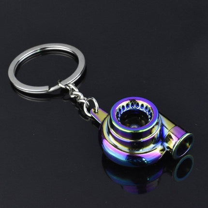 VCTparts Kleurrijke Turbo Sleutelhanger Regenboog - Aluminium NORGOS 2