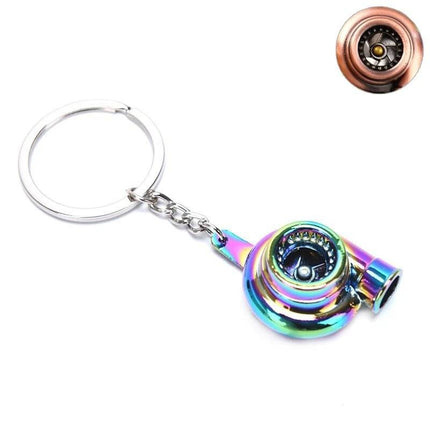 VCTparts Kleurrijke Turbo Sleutelhanger Regenboog - Aluminium NORGOS 3
