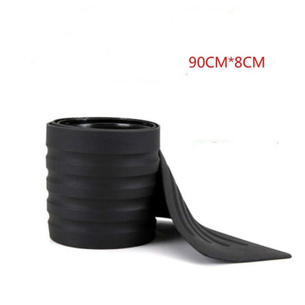 VCTparts Kofferbak Lijst Achterbumper Beschermstrip - Krasbestendig Rubber Dorpelplaat 90 cm - Zelfklevend met 3M Tape NORGOS 4