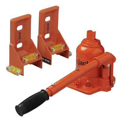 KoJack Hydraulische Caravankrik 2000kg met Waterpas - Sterke en Betrouwbare Krik voor Caravan en Aanhanger