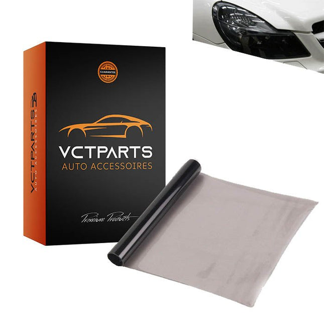 VCTparts Koplamp en Achterlicht Folie Wrap Licht Zwart (30 x 60 cm) – Smoke Tint Vinyl NORGOS 1