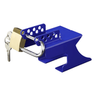 VCTparts Koppelingsslot met Hangslot Overdekslot voor Aanhanger Disselslot Trekhaakbeveiliging - Blauw VCTparts 7