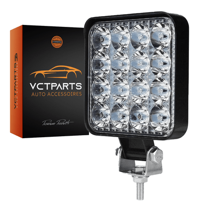 VCTparts LED Achterlicht Offroad Verstraler 48W - Vierkant Spotlight voor Extra Verlichting NORGOS 1