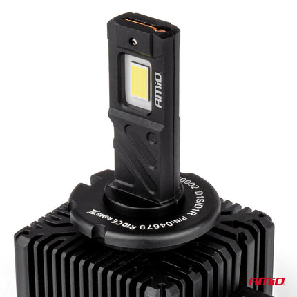 AMiO AMIO XD PRO D1S D1R LED Koplampen Full Canbus 6500K Wit Licht - 11132LM 110W D1S D1R Xenon Vervanging Plug and Play Krachtige Upgrade AMiO 3