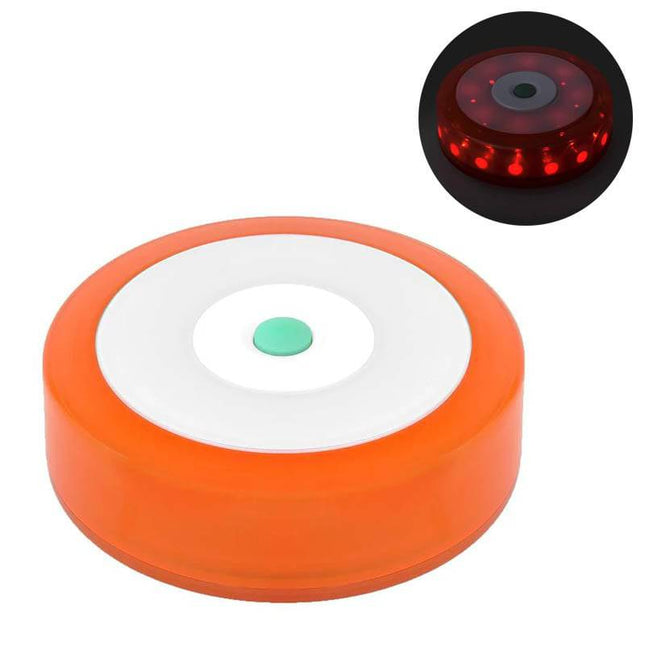 Magnetische Waarschuwings - disk schijf 16+8 LED Oranje - VCTparts.nl