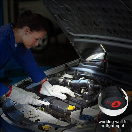 VCTparts Magnetische Werklamp Looplamp Inspectie Auto Zaklamp - Draagbaar en Oplaadbaar voor Onderhoud NORGOS 6