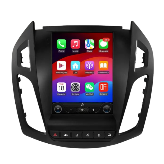 CarPlay en Android Auto Autoradio voor Ford Transit Connect / Tourneo Connect 2013–2018 – 9,7 inch Touchscreen, GPS, Bluetooth, WiFi, RDS, DSP – Inbouwen / Inbouwservice / Installatie - VCTparts.nl