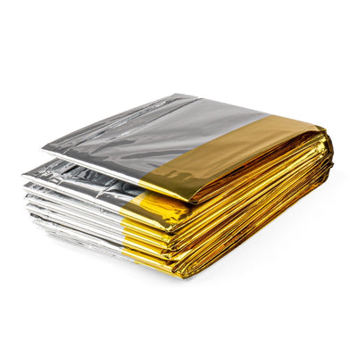 Mercator SafeLINE Reddingsdeken 160x210 cm – Thermische Nooddeken voor Auto EHBO en Noodsituaties Warmtedeken