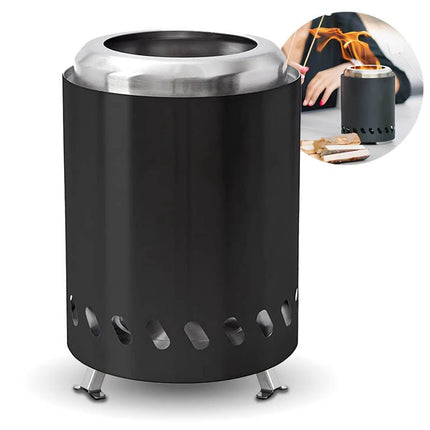 VCTparts Mini Pelletkachel Vuurkorf Rookvrij Tafelmodel – Compacte en Gezellige Warmteoplossing NORGOS 1