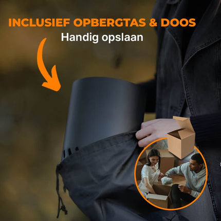 VCTparts Mini Pelletkachel Vuurkorf Rookvrij Tafelmodel – Compacte en Gezellige Warmteoplossing NORGOS 6