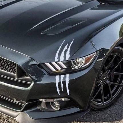 VCTparts Monster Klauw Kras Strepen Sticker - Geel NORGOS 2