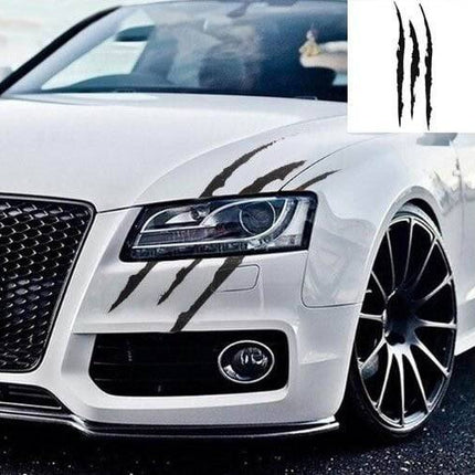 VCTparts Monster Klauw Kras Strepen Sticker zwart NORGOS 1