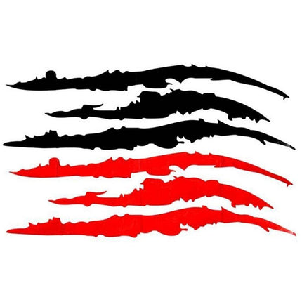 VCTparts Monster Klauw Kras Strepen Sticker zwart NORGOS 5