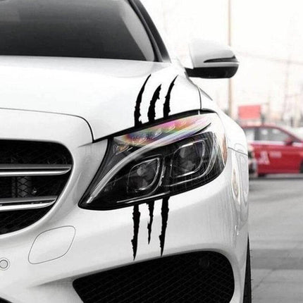 VCTparts Monster Klauw Kras Strepen Sticker zwart NORGOS 6