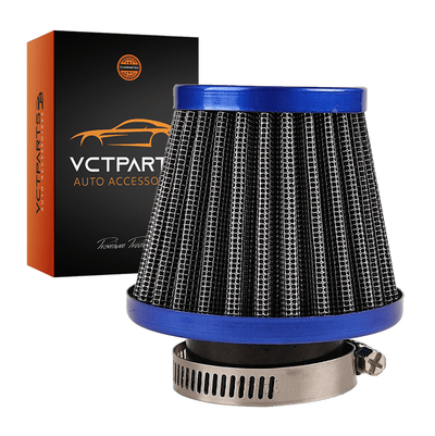 Motorcross Open Luchtfilter Blauw Sport Filter (38mm) – Verhoog de Prestaties van je Motor