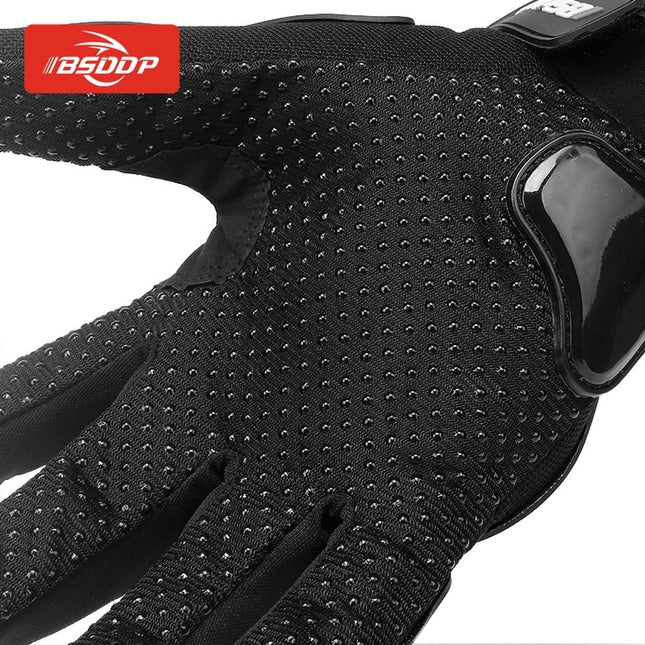 VCTparts Motorhandschoenen Zwart – Bescherming en Touchscreen Compatibel Maat M (set) NORGOS 2