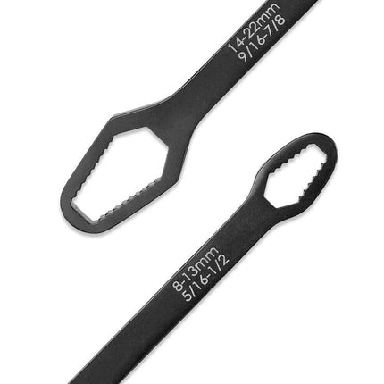 VCTparts Multifunctionele Tweekoppige Moersleutel Steeksleutel 3 - 17mm zwart [Gereedschap - Meerzijdig - Universeel - Multi steek] NORGOS 7