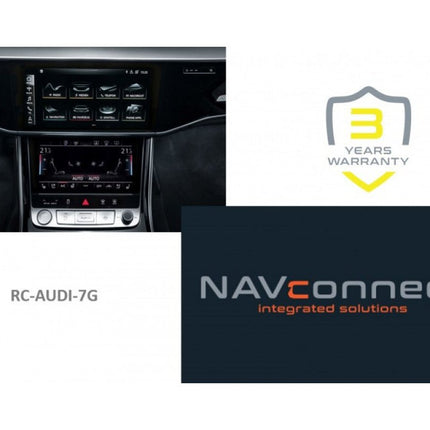 NavInc NavInc Camera Interface Audi E - tron A6 A7 A8 Q8 Golf 8 ID3 – Front en Rear NavConnect Camera Interface MIB3 met Parkeerlijnen en PiP Optimount 2