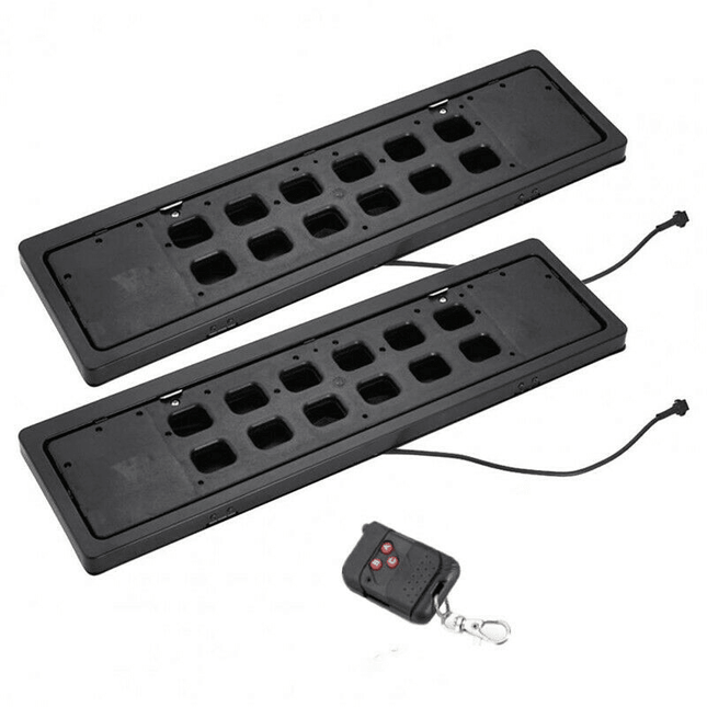 VCTparts Nummerplaat / Kenteken Verberger Flipper Systeem met Afstandsbediening [License Plate - Omdraaien] NORGOS 7