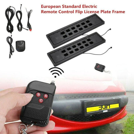 VCTparts Nummerplaat / Kenteken Verberger Flipper Systeem met Afstandsbediening [License Plate - Omdraaien] NORGOS 6