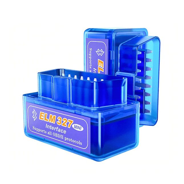 VCTparts OBD2 Mini ELM327 Bluetooth V2.1 Adapter Blauw met Disk NORGOS 6